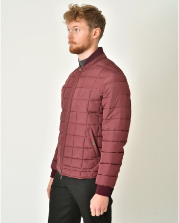 Blouson matelassé bordeaux Giancarlo Rossi 