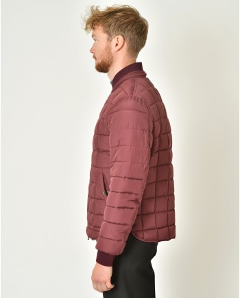 Blouson matelassé bordeaux Giancarlo Rossi 