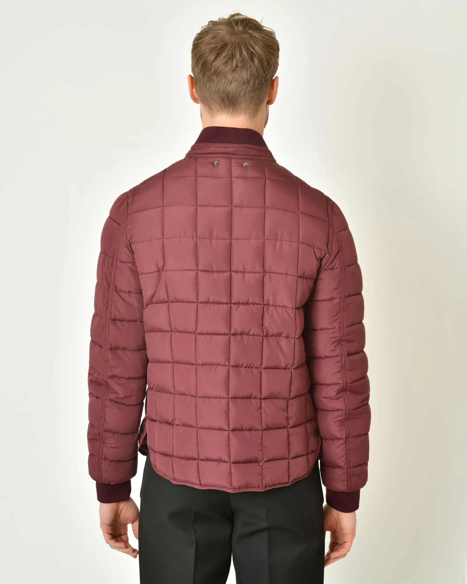 Blouson matelassé bordeaux Giancarlo Rossi 