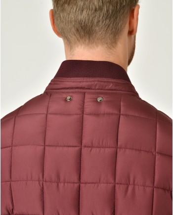 Blouson matelassé bordeaux Giancarlo Rossi 