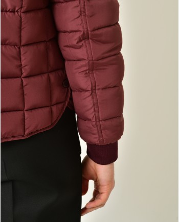 Blouson matelassé bordeaux Giancarlo Rossi 