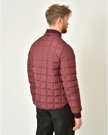 Blouson matelassé bordeaux Giancarlo Rossi 