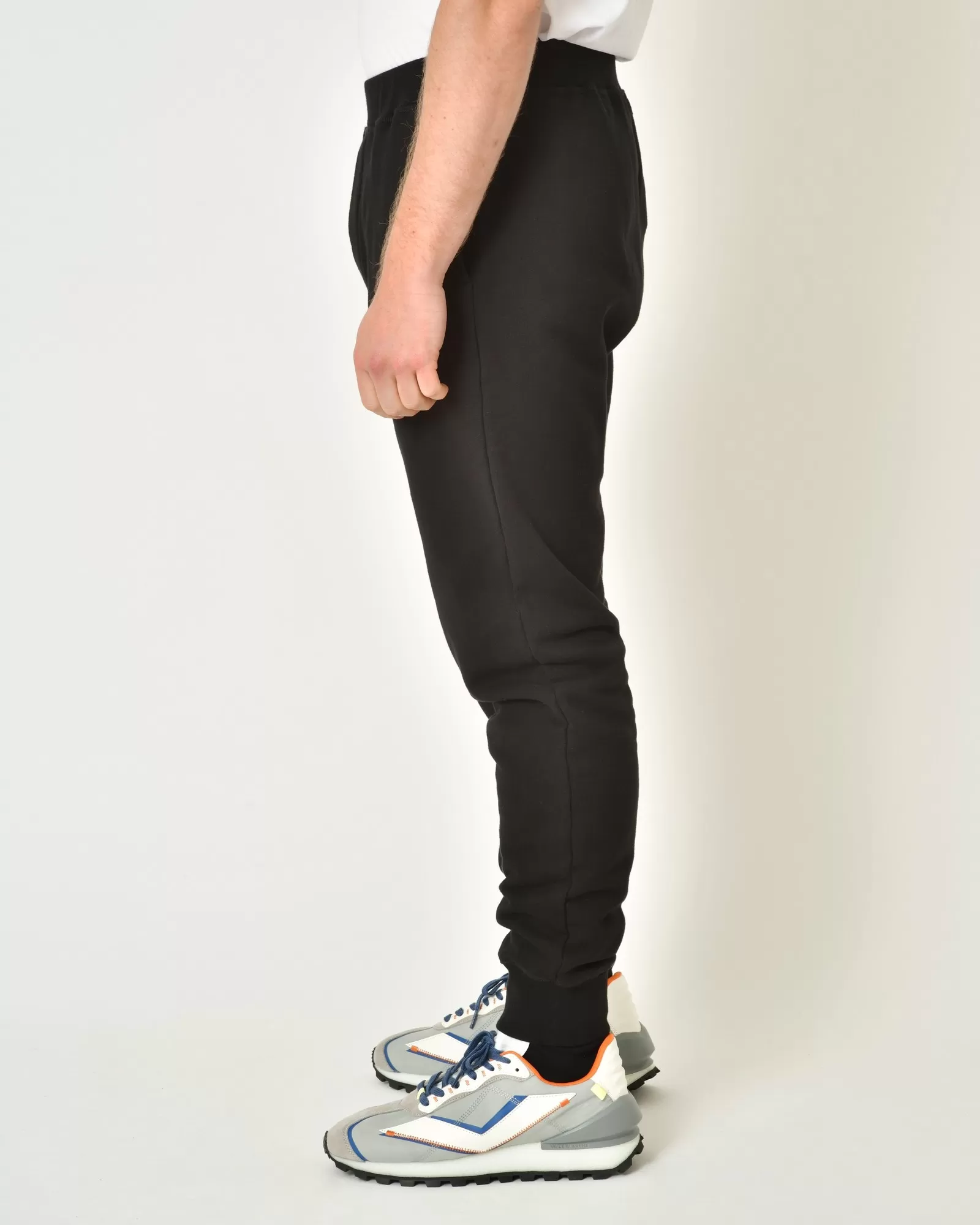 Pantalon jogging en coton noir Dsquared2 