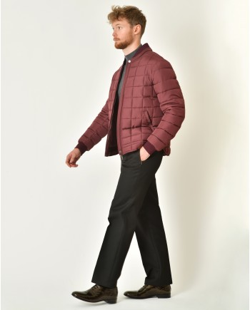 Blouson matelassé bordeaux Giancarlo Rossi 