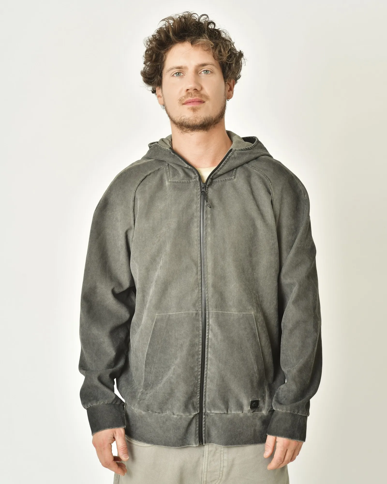 Blouson gris à capuche Ixos 