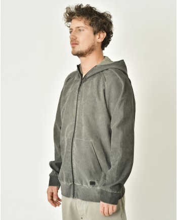 Blouson gris à capuche Ixos 