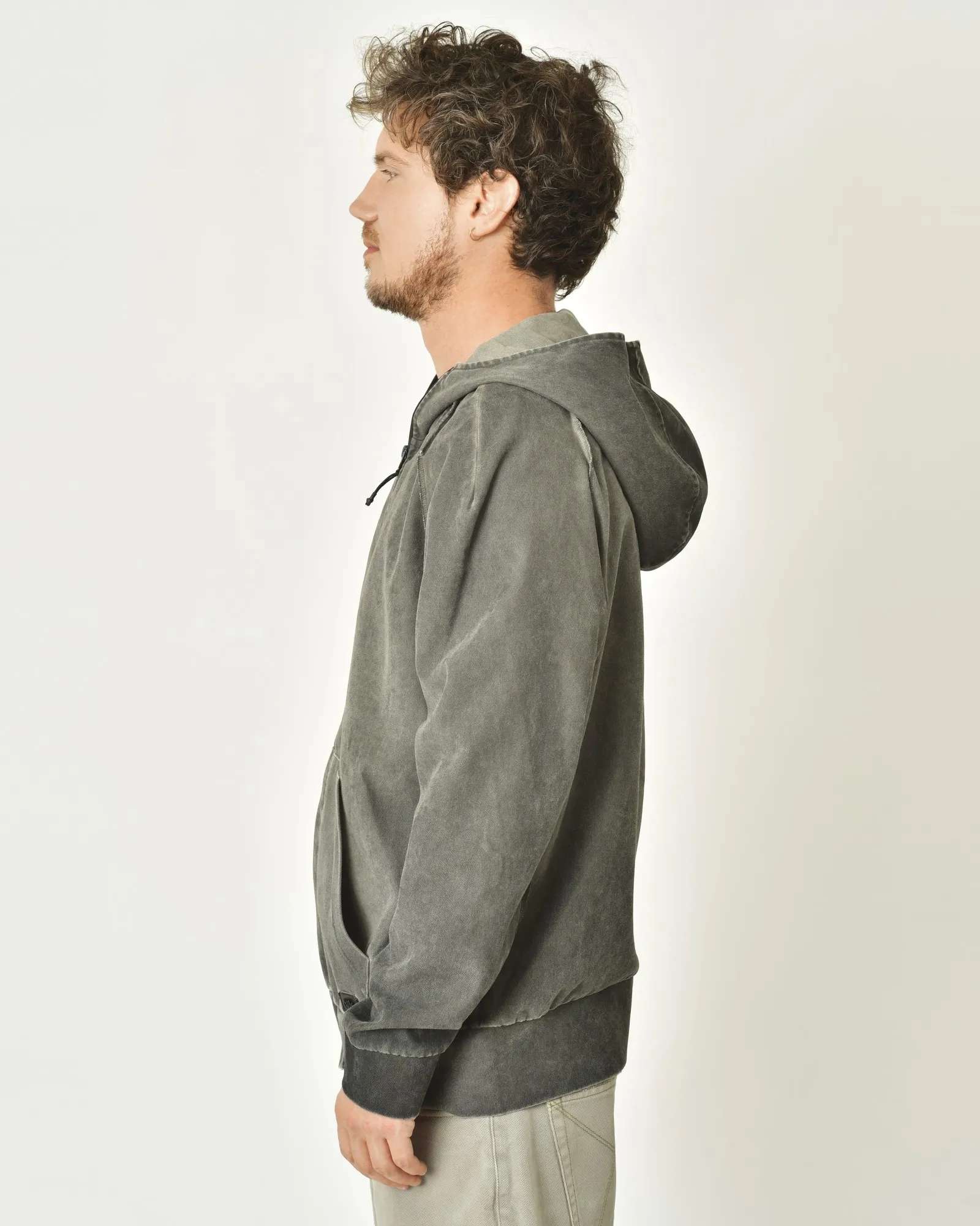 Blouson gris à capuche Ixos 