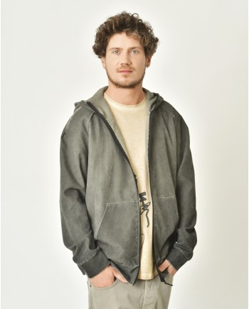 Blouson gris à capuche Ixos 