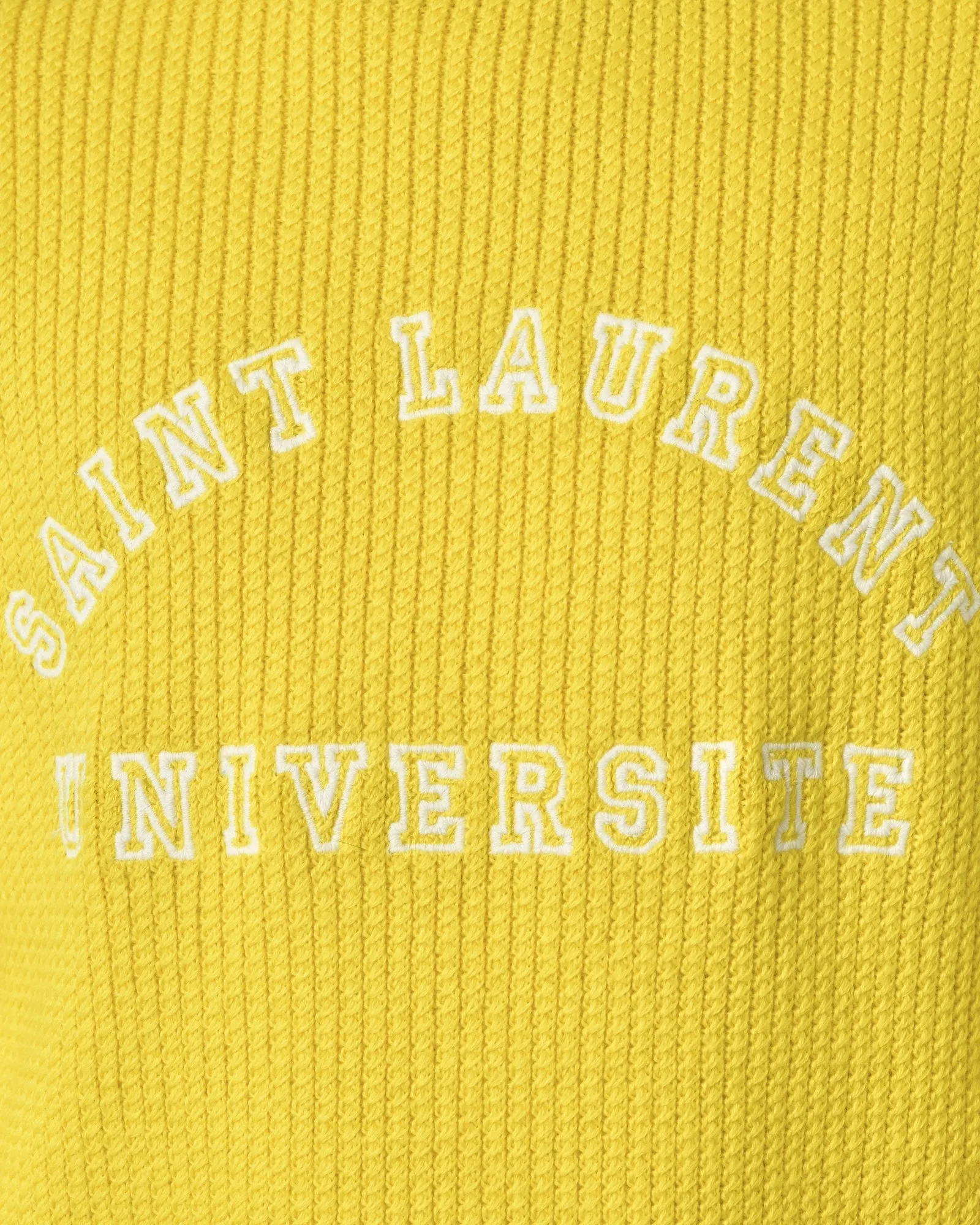 Pull en laine à broderies Saint Laurent 