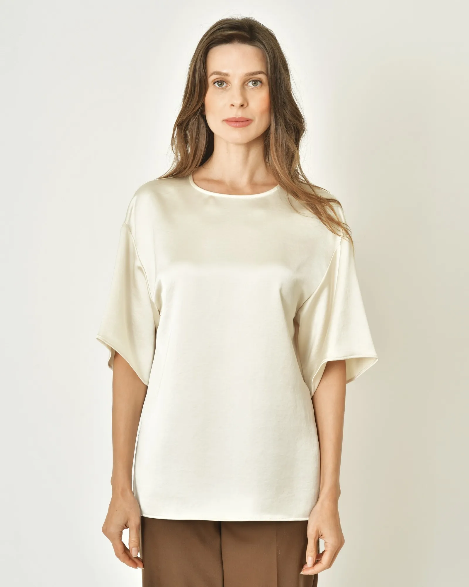 Blouse en satin à manches cloches P.a.r.o.s.h 