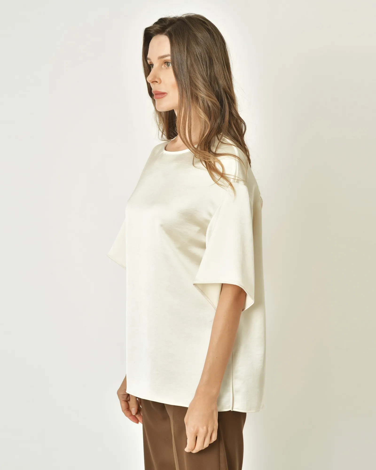 Blouse en satin à manches cloches P.a.r.o.s.h 