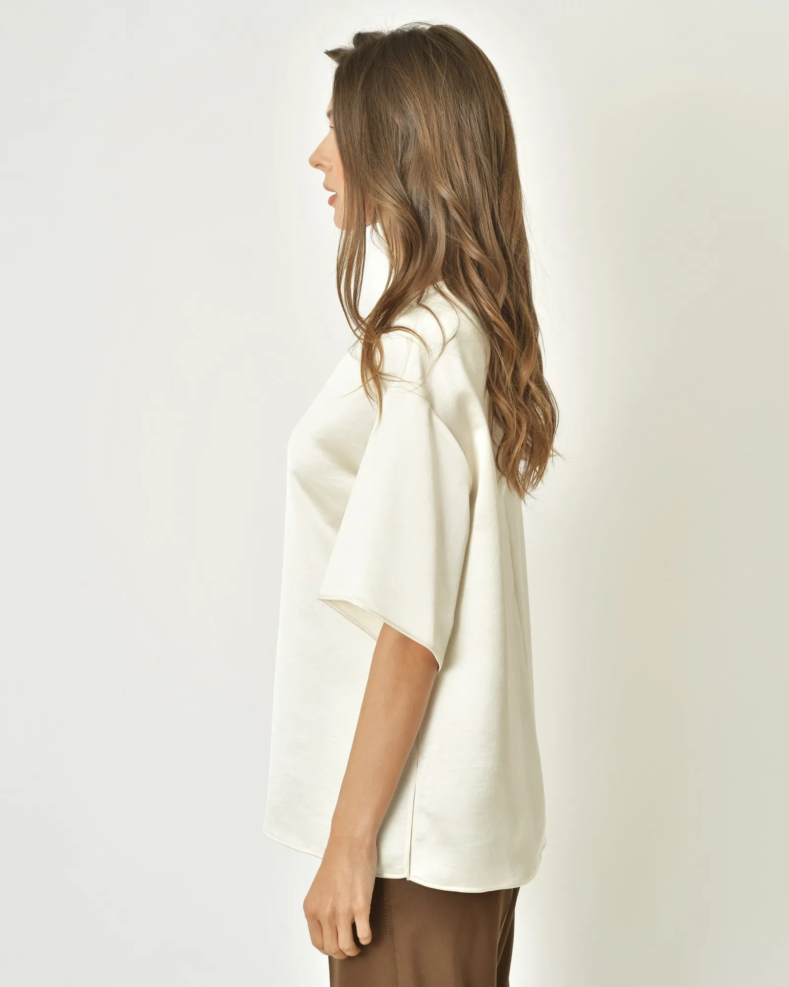 Blouse en satin à manches cloches P.a.r.o.s.h 