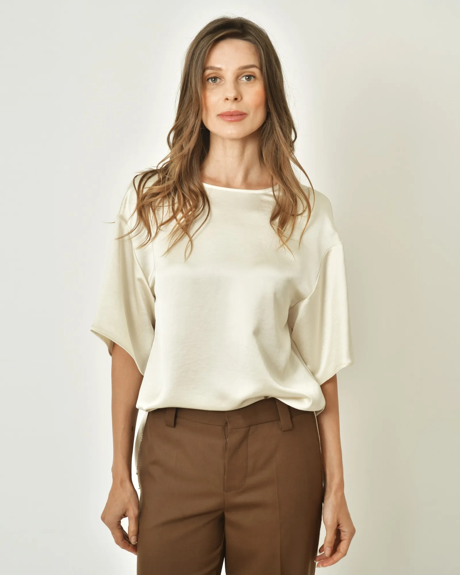 Blouse en satin à manches cloches P.a.r.o.s.h 