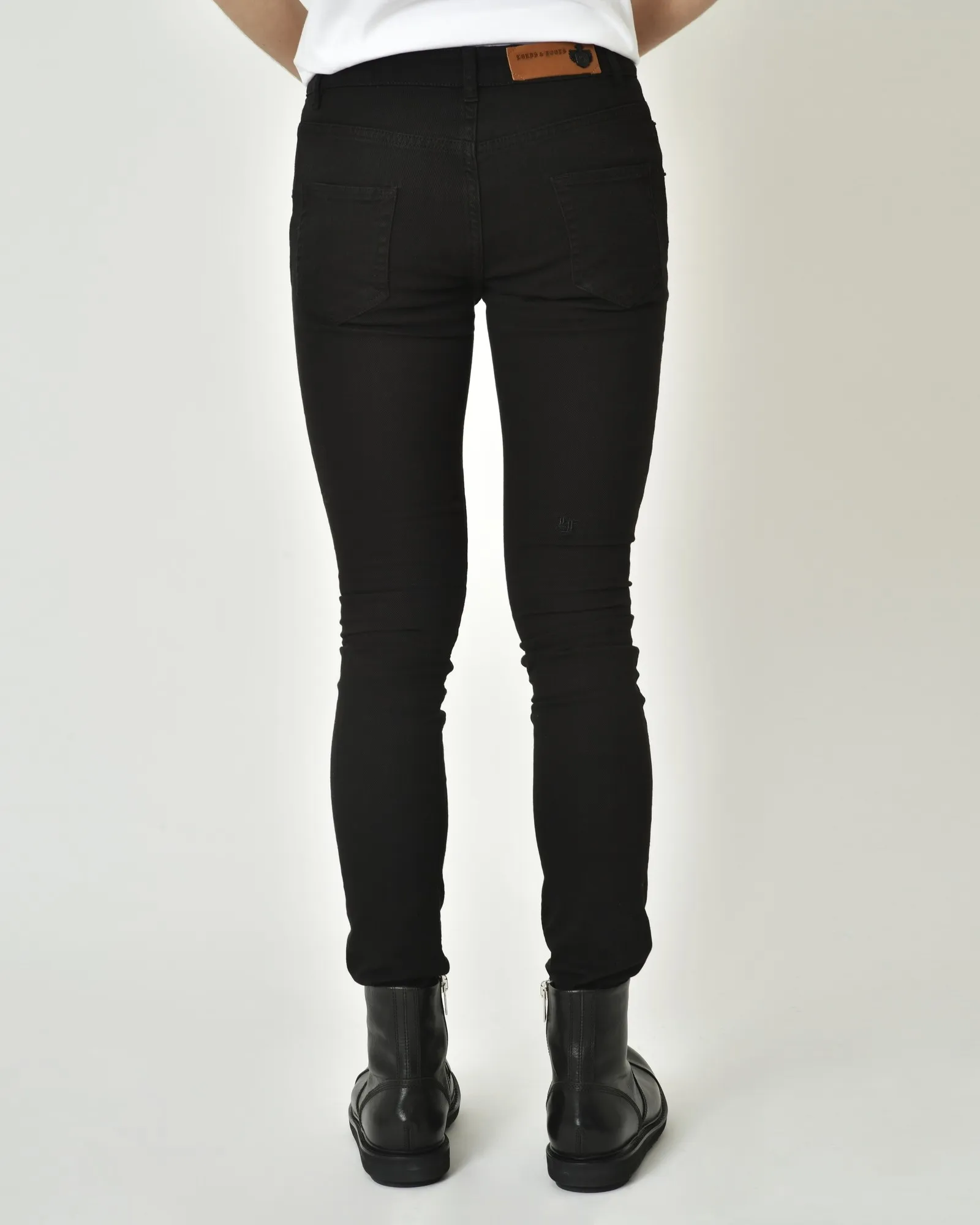 Jean skinny en coton noir Lords & Fools 