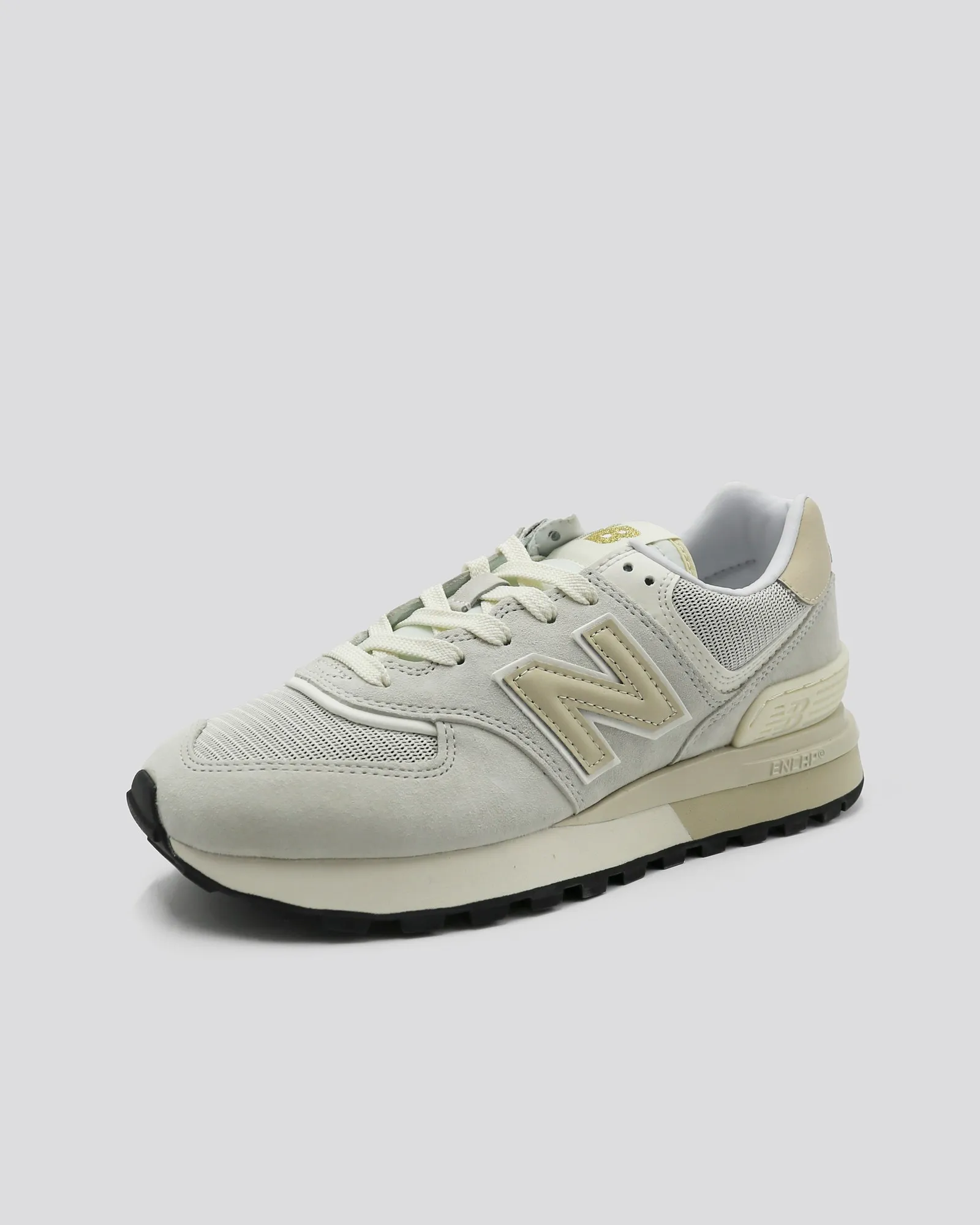 Baskets grise et beige New Balance 