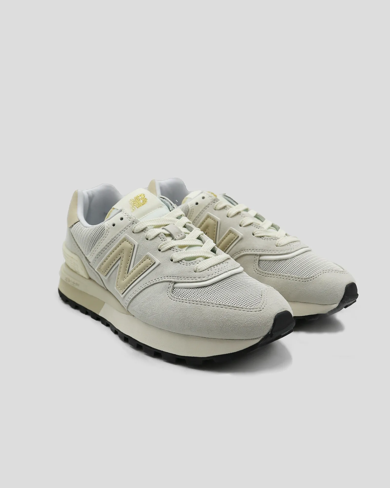 Baskets grise et beige New Balance 