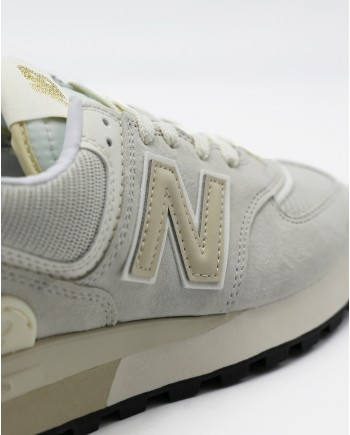 Baskets grise et beige New Balance 