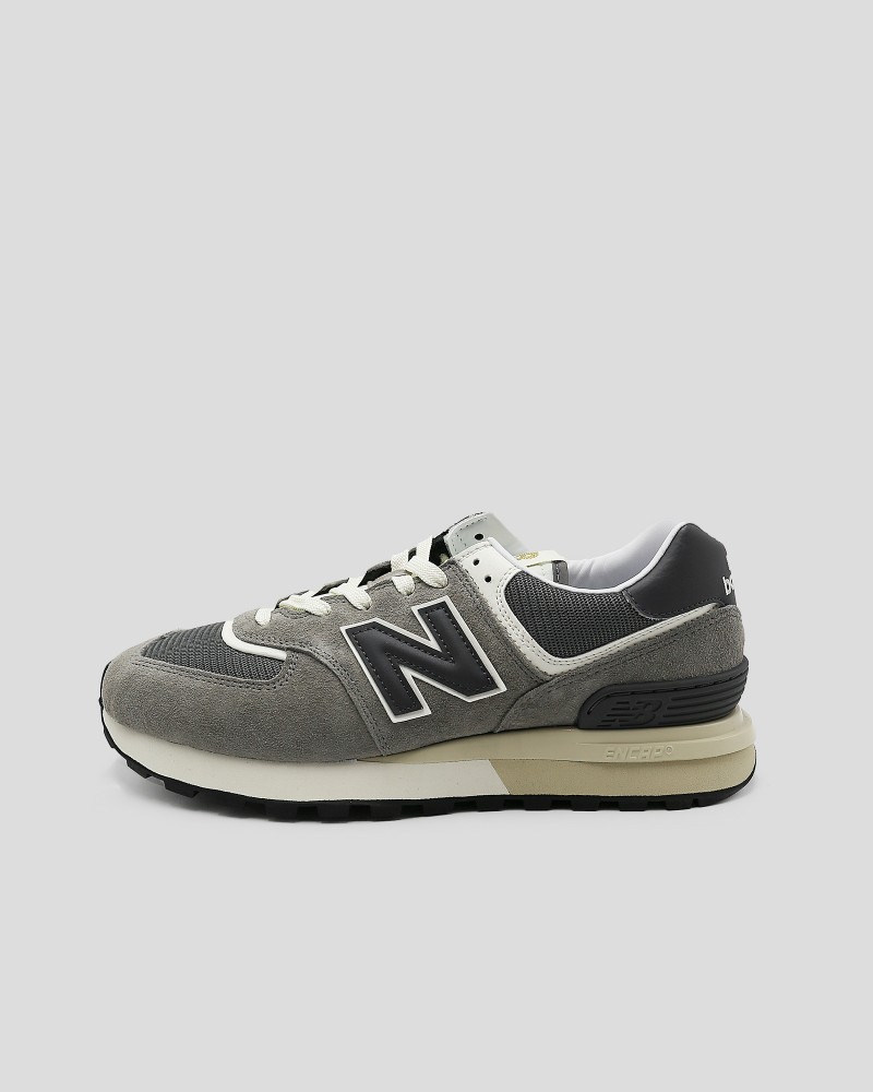 Baskets grise en toile et daim New Balance 