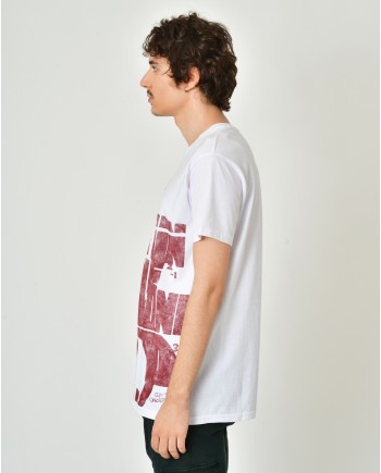 T-shirt en coton imprimé Ixos 