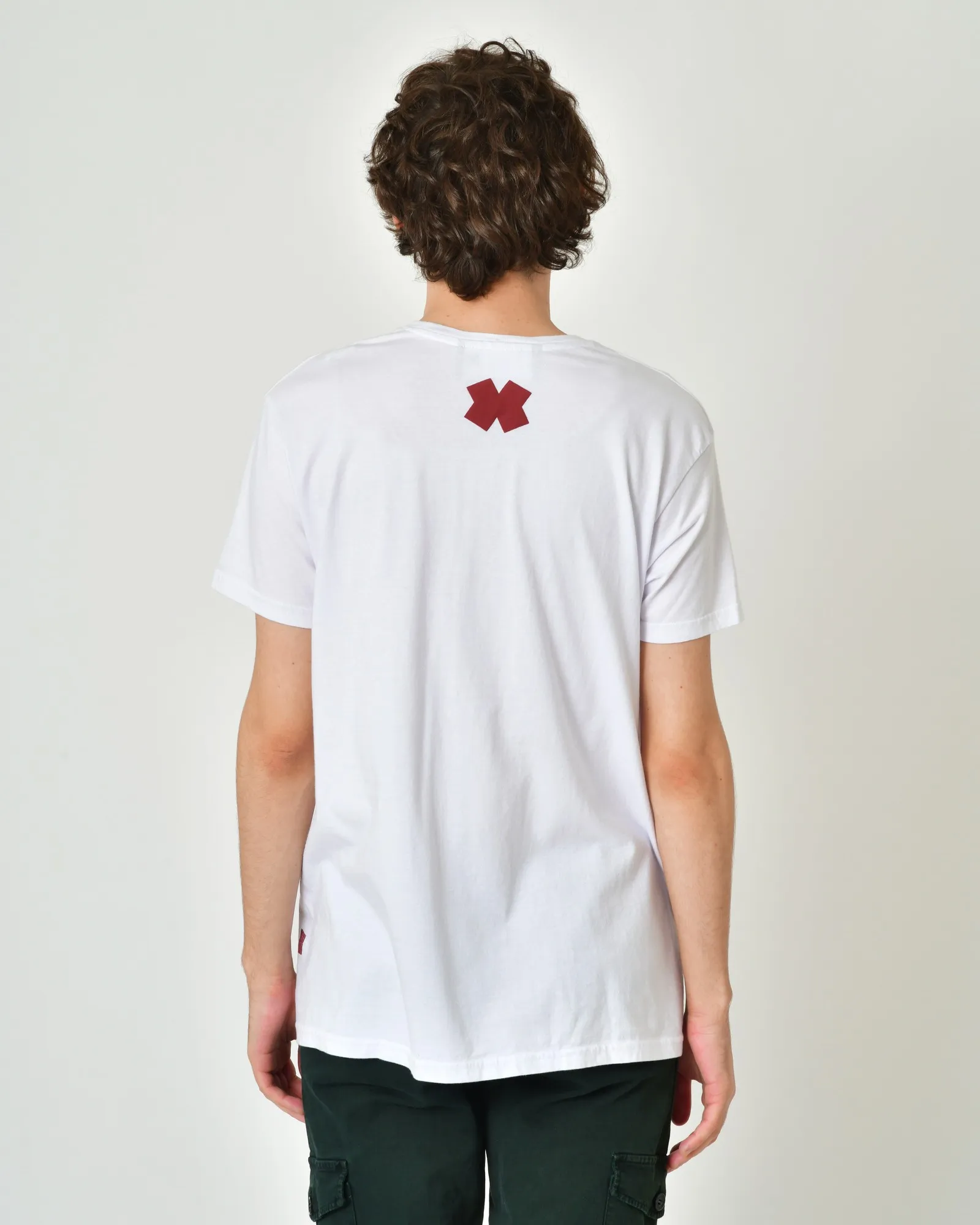 T-shirt en coton imprimé Ixos 