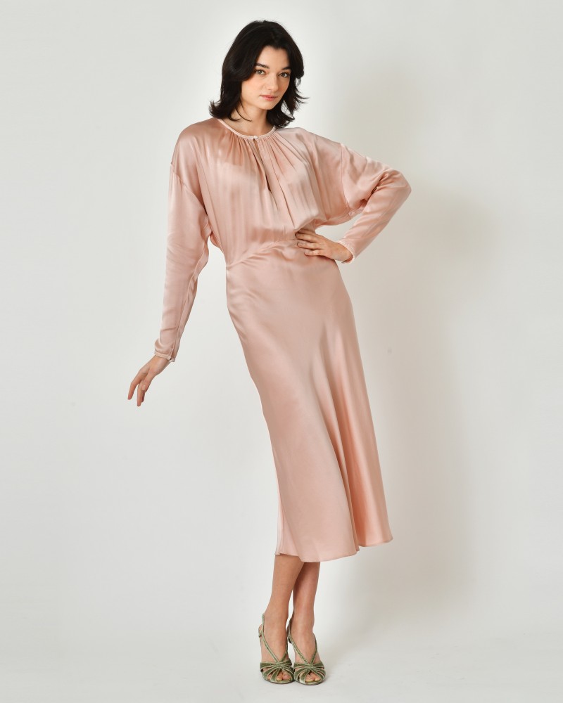 Robe en soie rose Forte Forte 