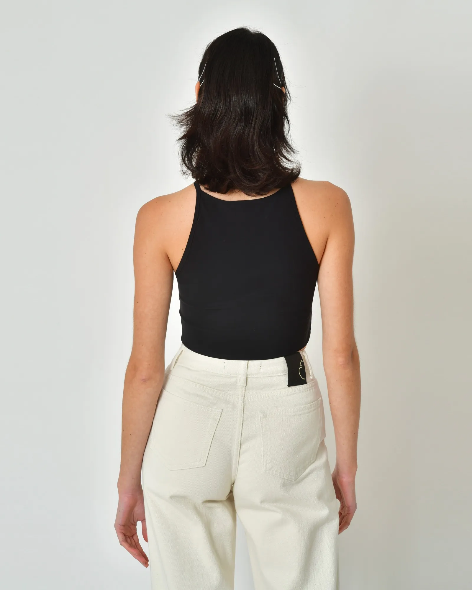 Top raccourci en stretch Sarah Pacini 