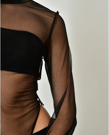 Body noir transparent Nostra Santissima 