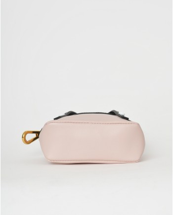 Mini-sac à main en cuir rose Emilio Pucci 