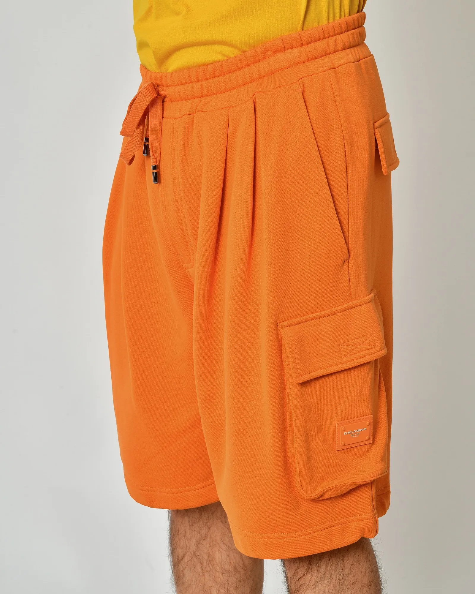 Short en coton orange Dolce & Gabbana 