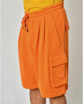 Short en coton orange Dolce & Gabbana 