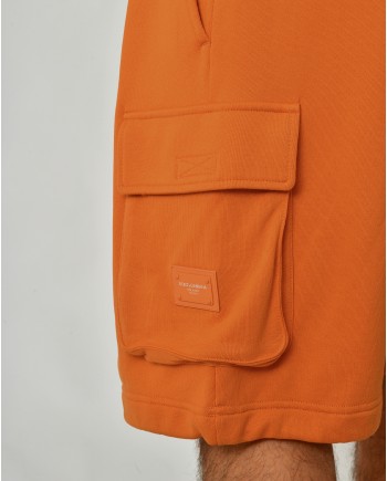 Short en coton orange Dolce & Gabbana 