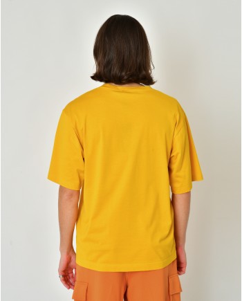 T-shirt en coton jaune Dolce & Gabbana 