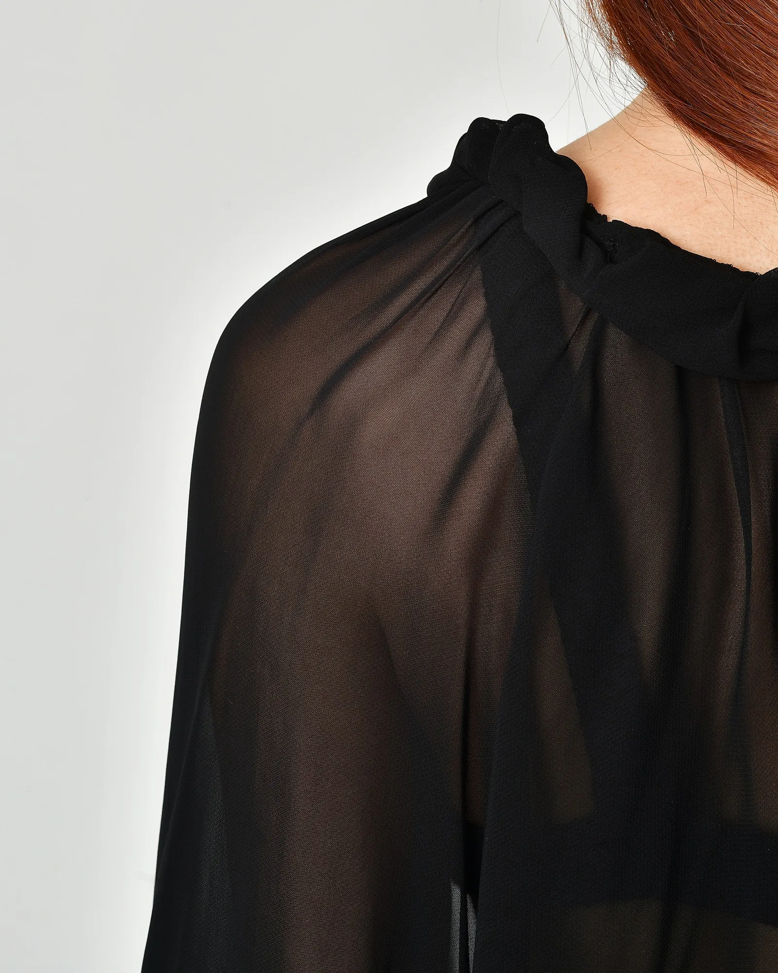 Blouse en voile transparent Nostra Santissima 