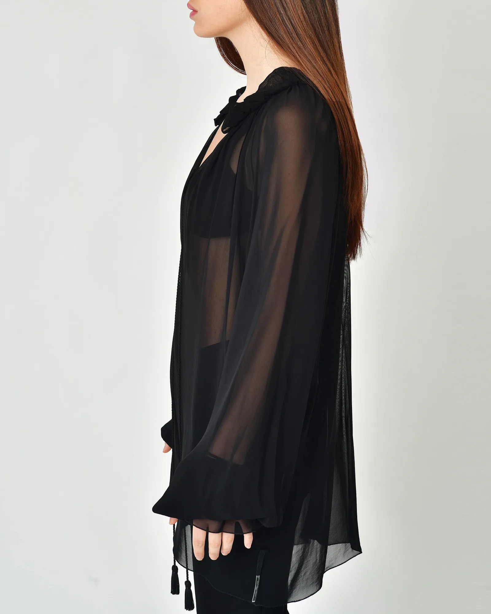 Blouse en voile transparent Nostra Santissima 