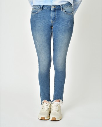 Jean skinny effilochés Hironaé 