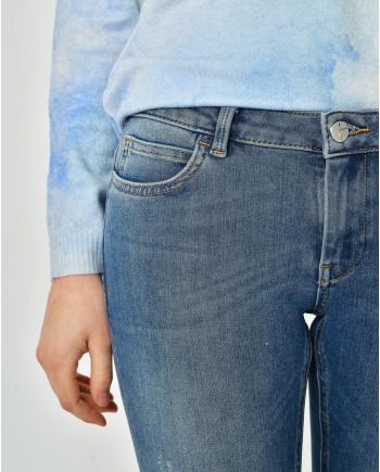 Jean skinny effilochés Hironaé 