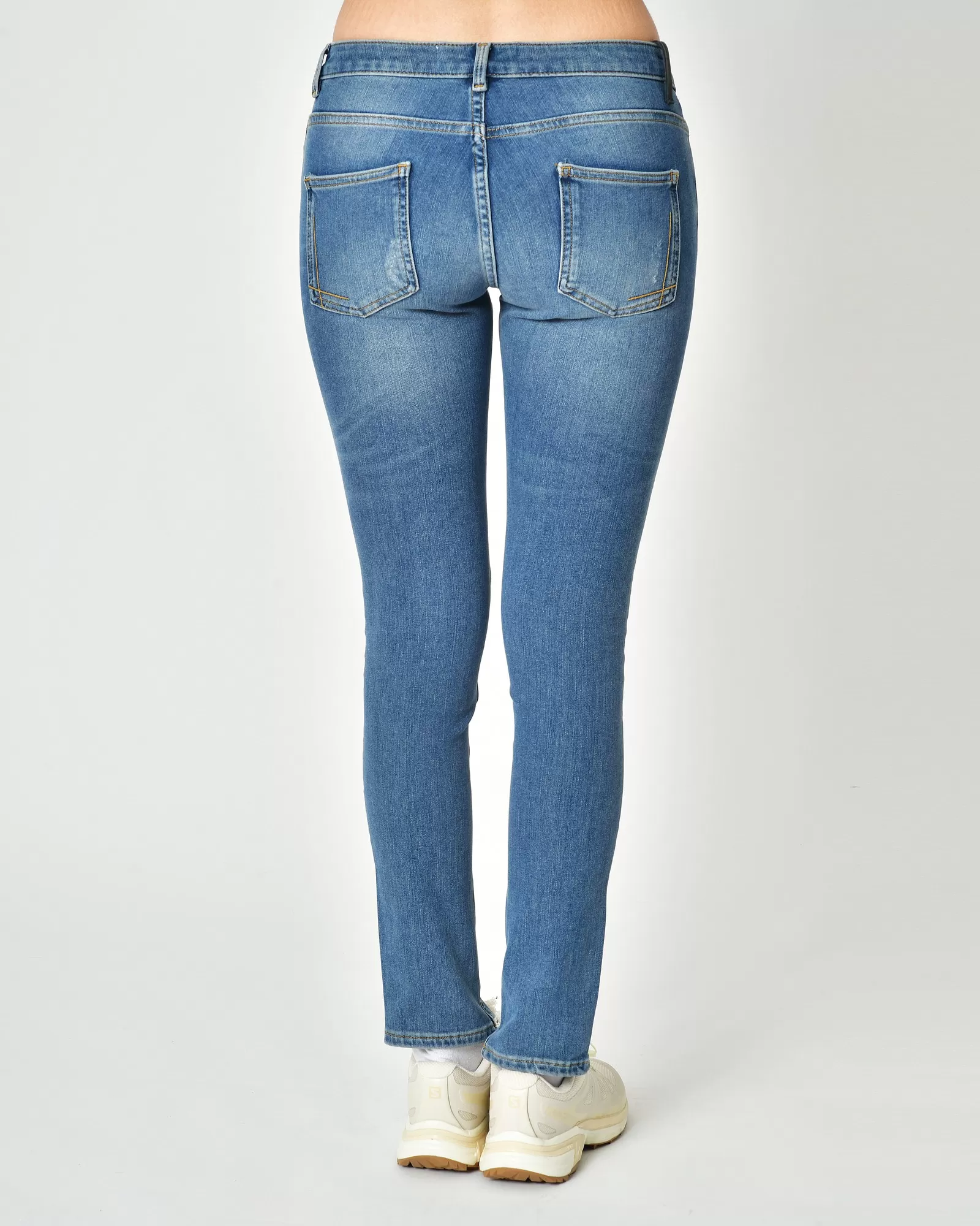 Jean skinny effilochés Hironaé 