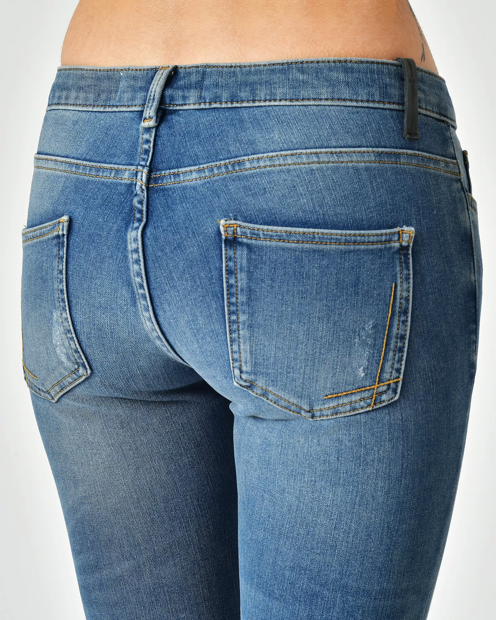 Jean skinny effilochés Hironaé 