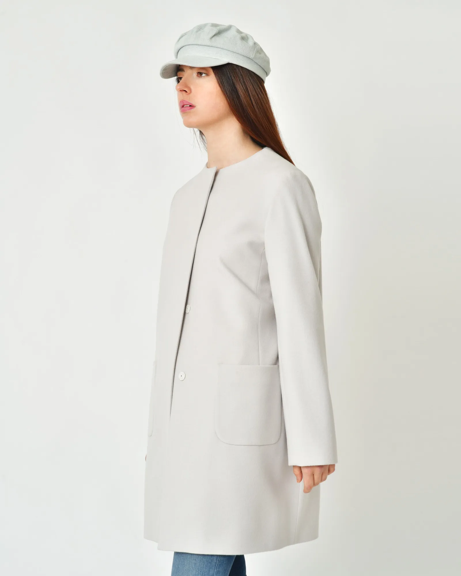 Manteau en laine et angora Cinzia Rocca 