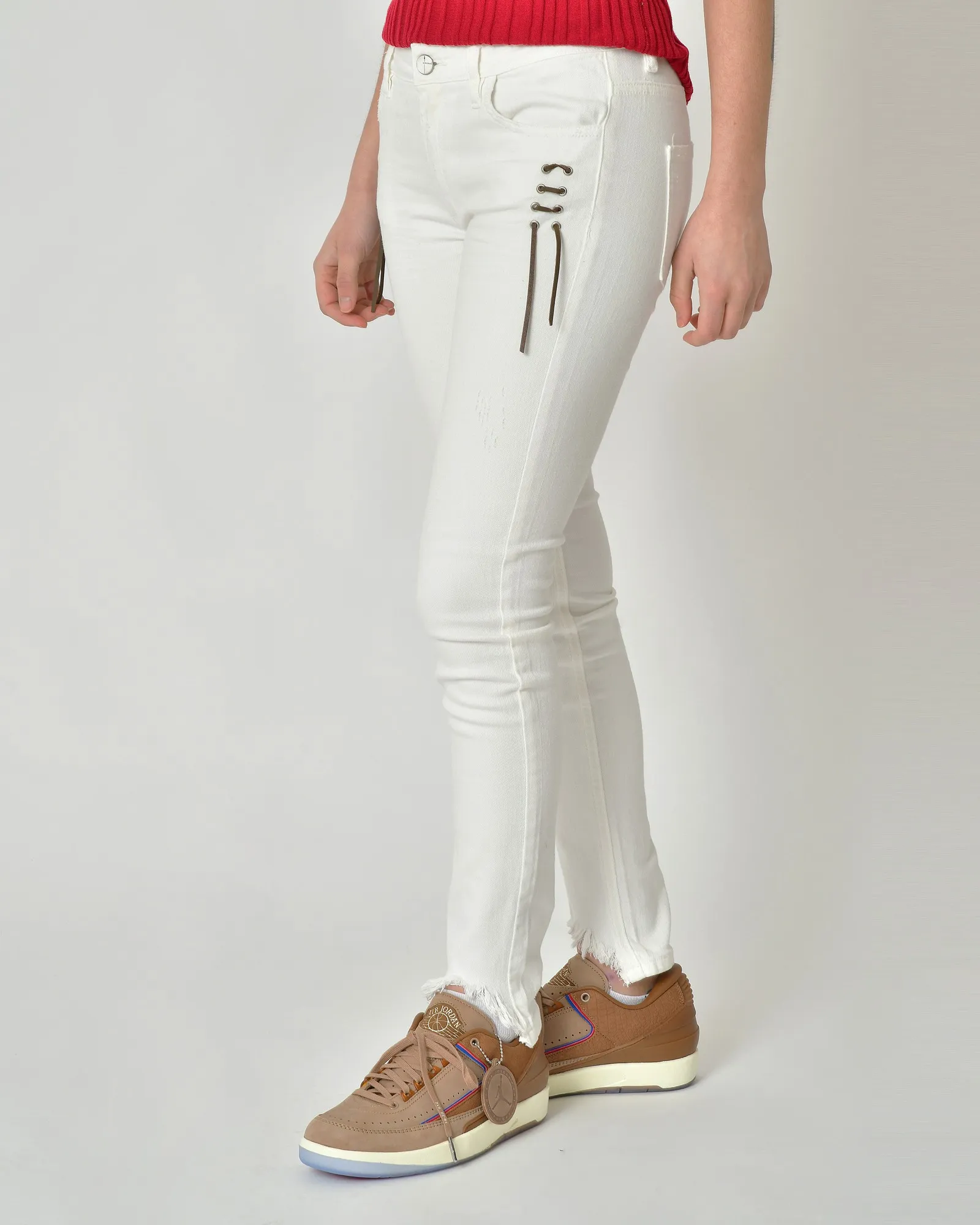 Jean skinny blanc Hironaé 