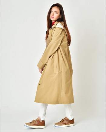 Trench-coat à capuche amovible Tela 