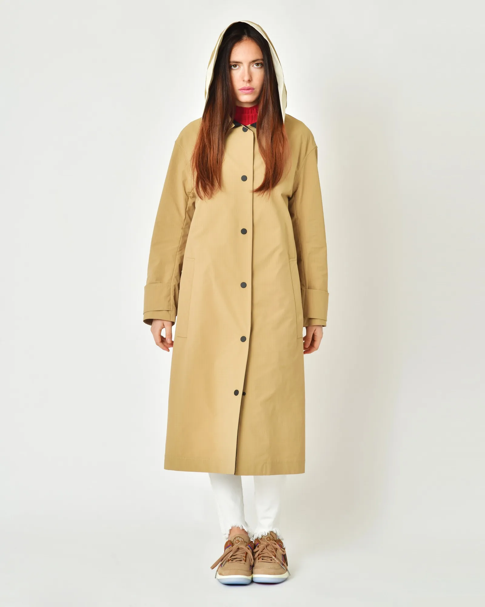 Trench-coat à capuche amovible Tela 