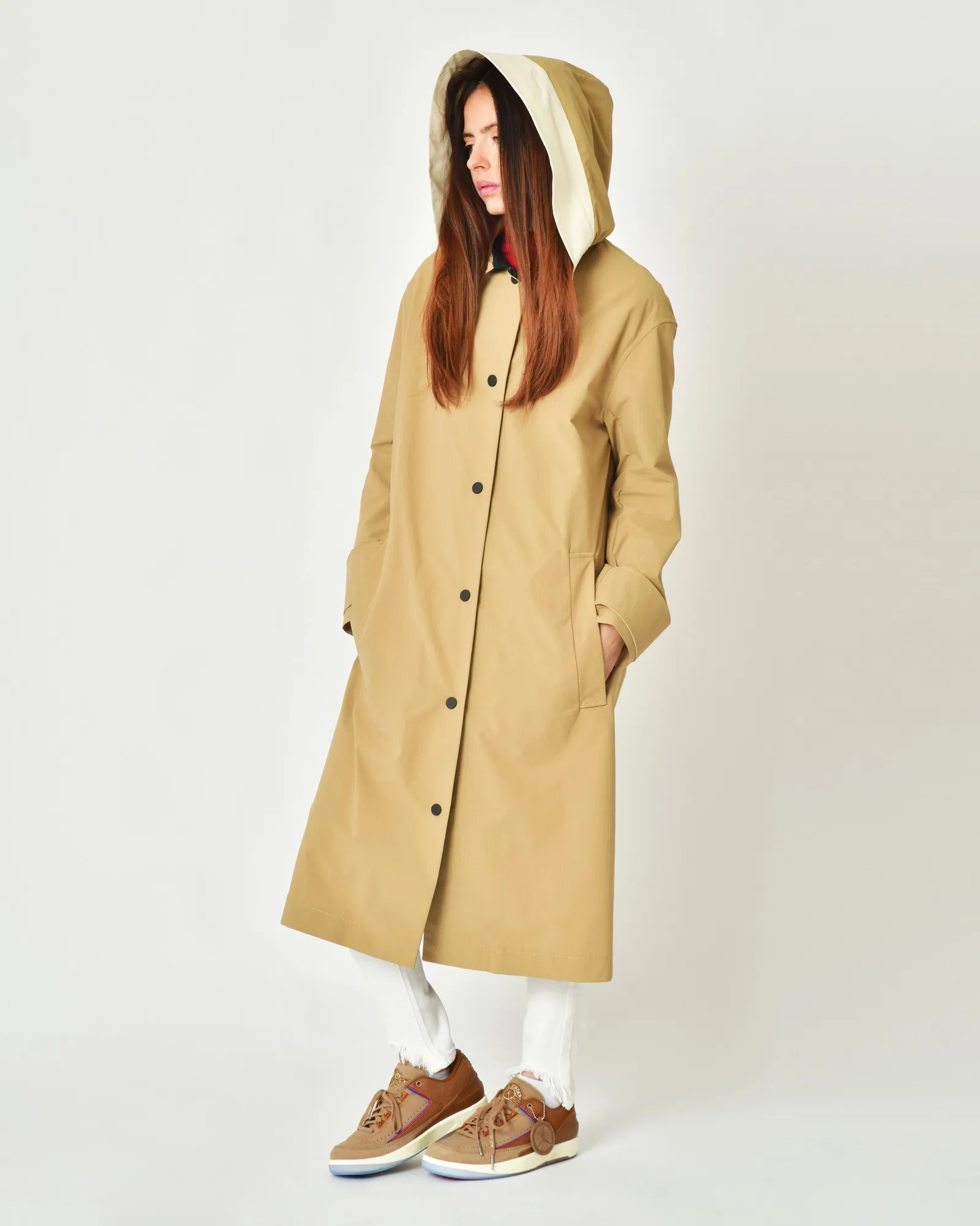 Trench-coat à capuche amovible Tela 