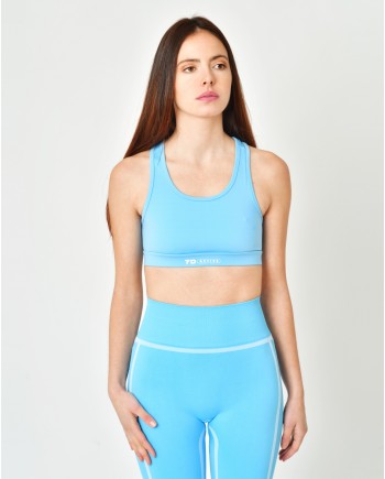 Brassière de sport en tissu stretch bleu 7 Days Active 