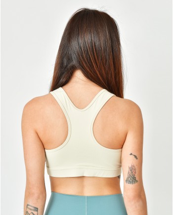 Brassière de sport en tissu beige stretch 7 Days Active 