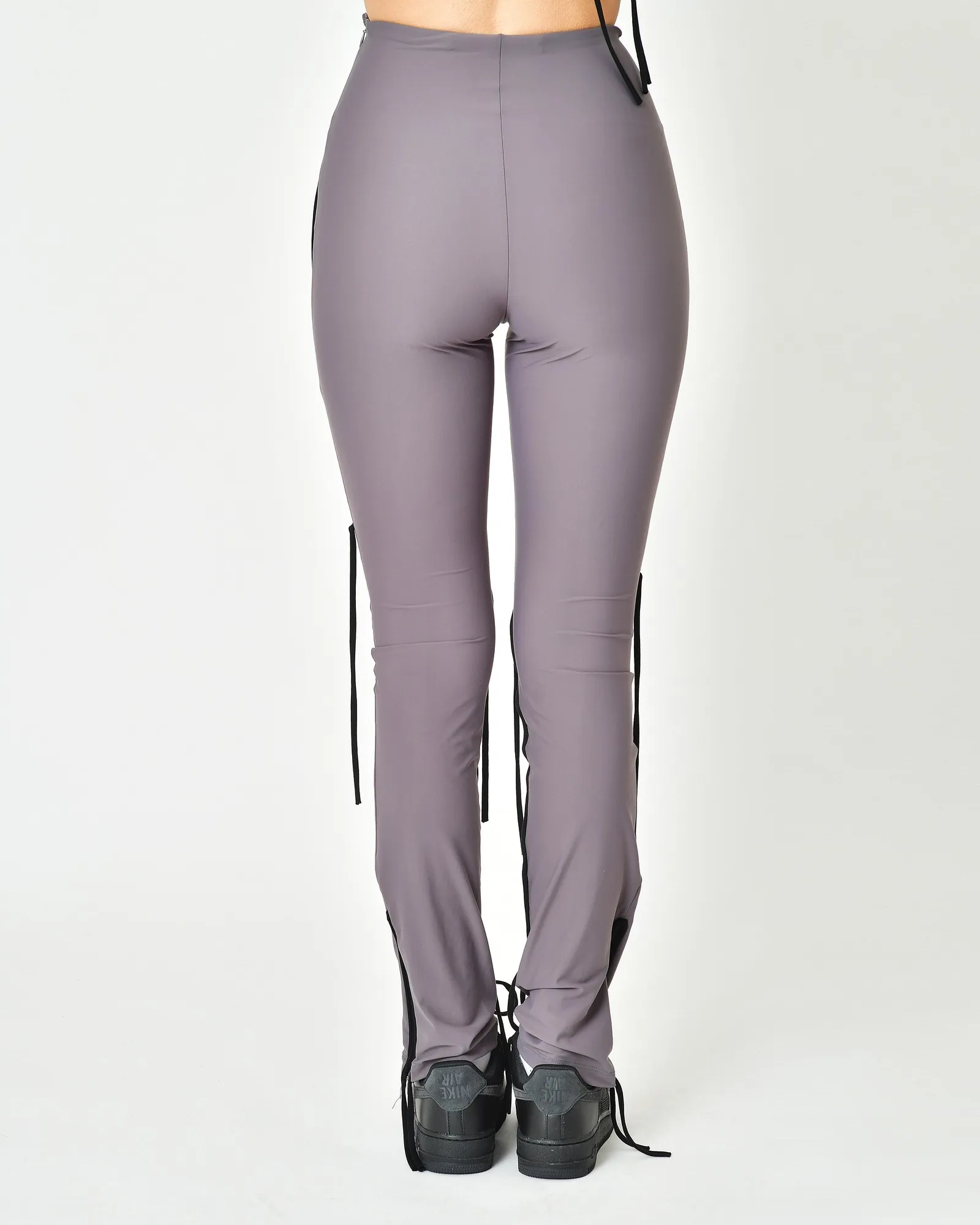 Legging en tissu stretch violet Ottolinger 