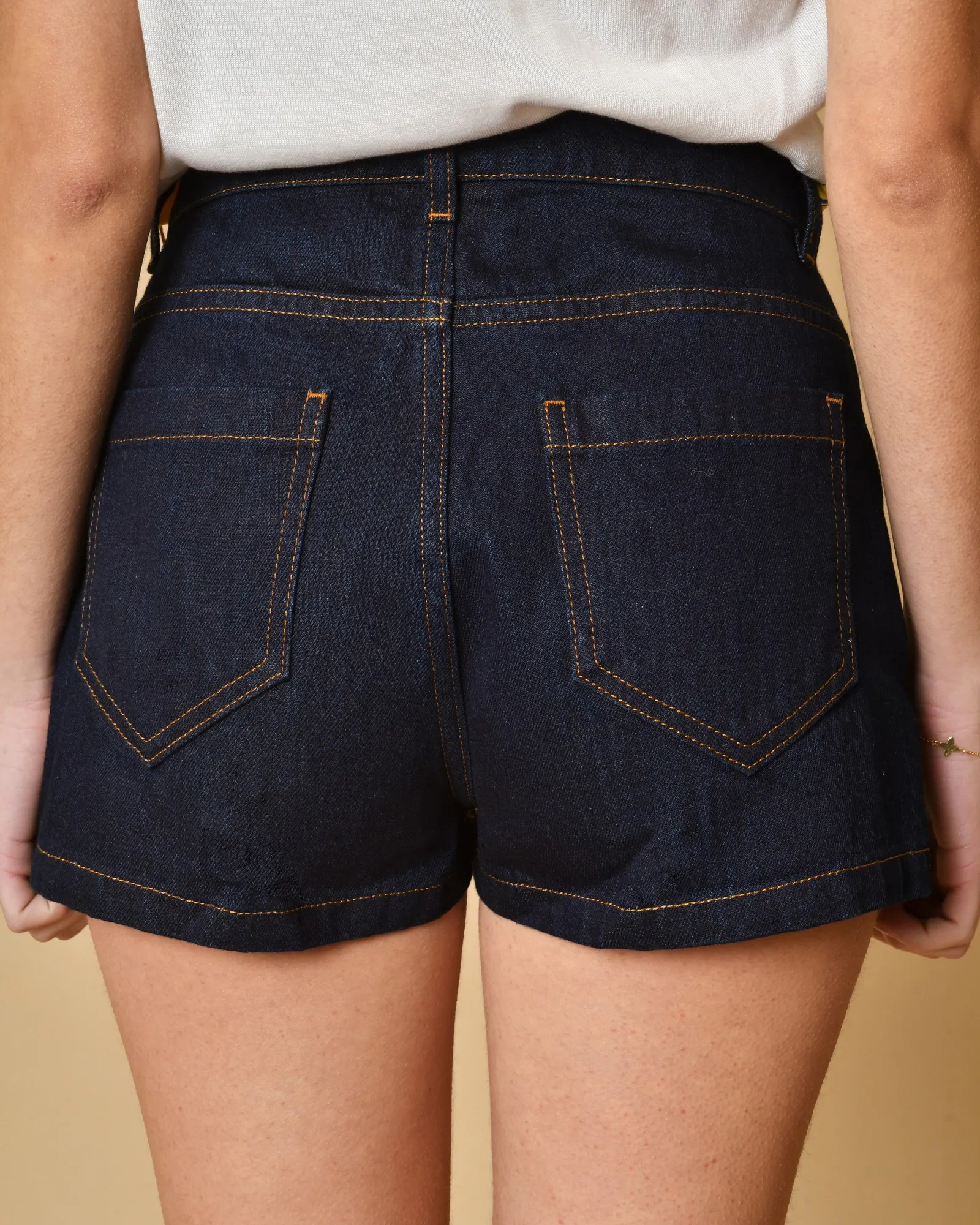 Short en jean à boutons Red Valentino 