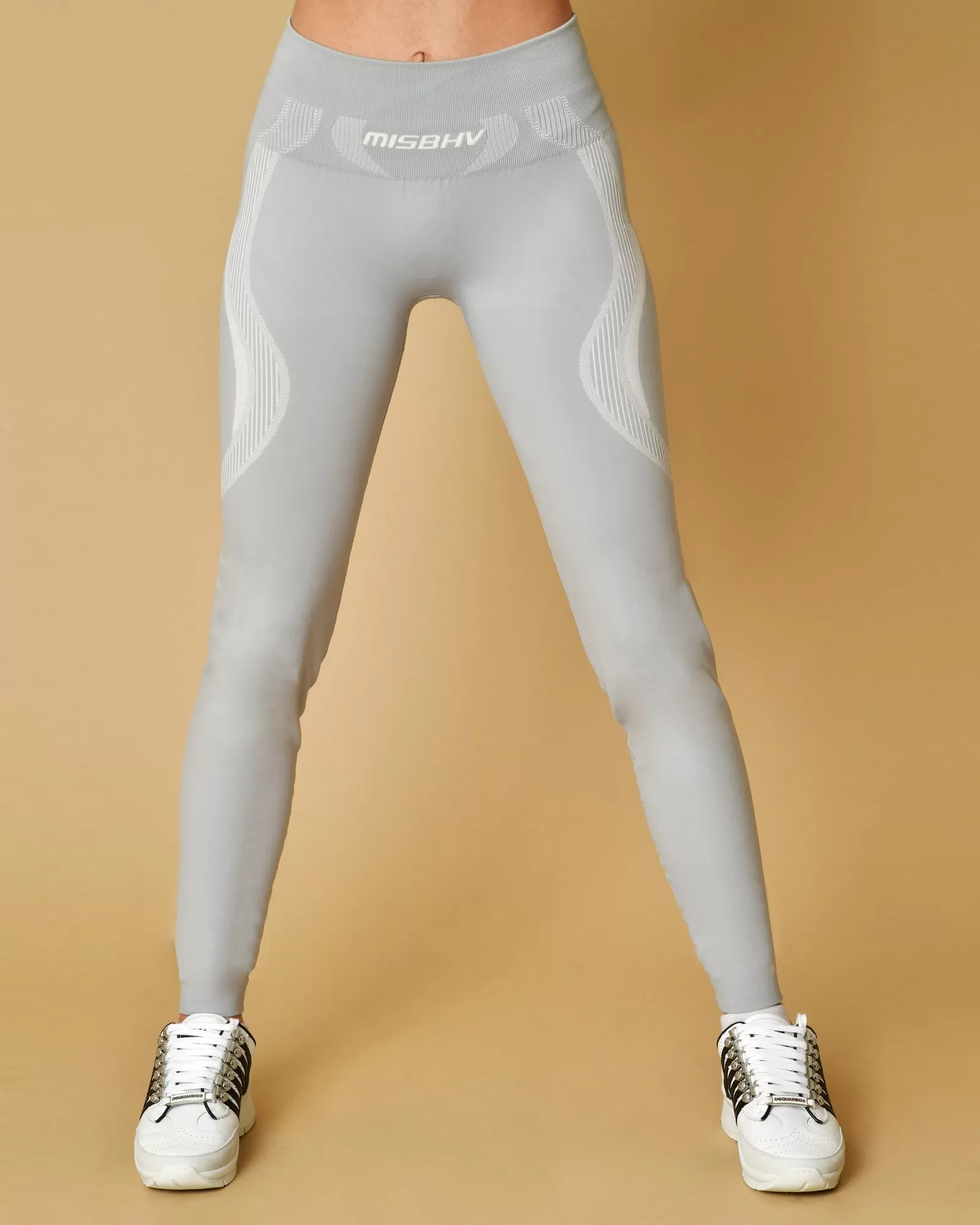 Legging en tissu stretch gris MISBHV 