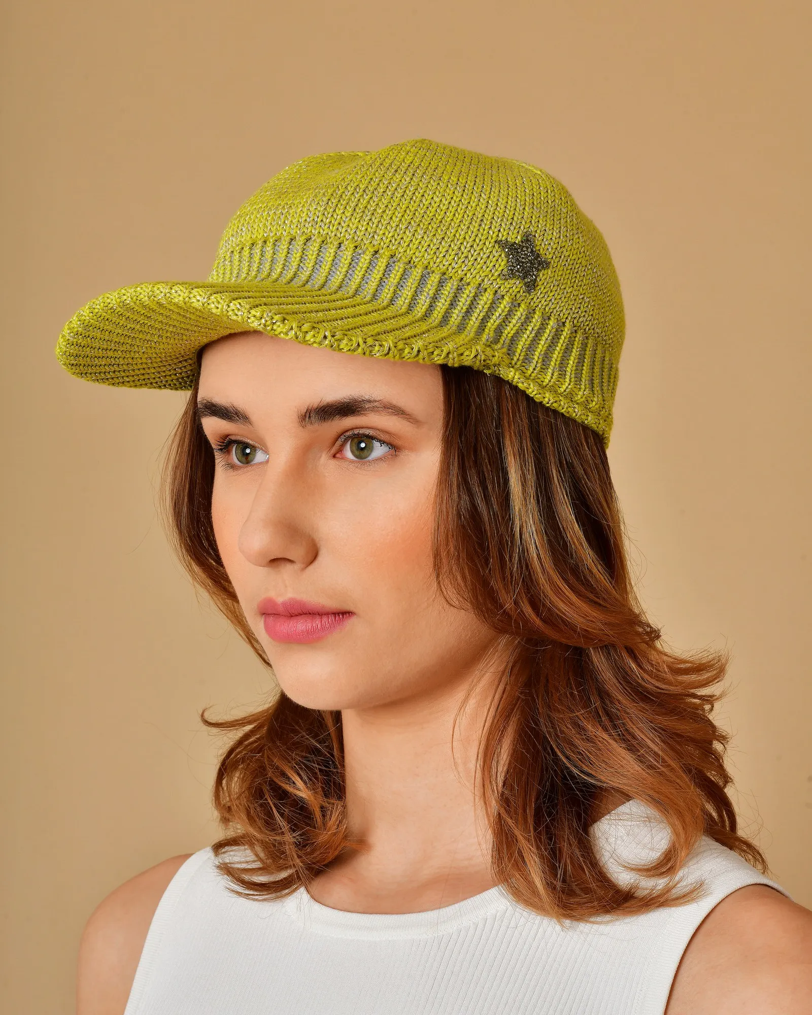 Casquette en maille Lorena Antoniazzi 