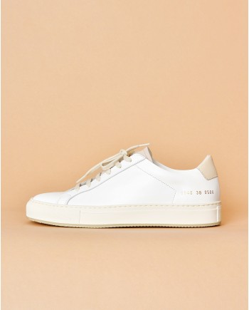 Baskets blanches en cuir Woman by Common Projects 